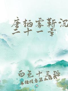 唐栖雾靳沉野第二十一章