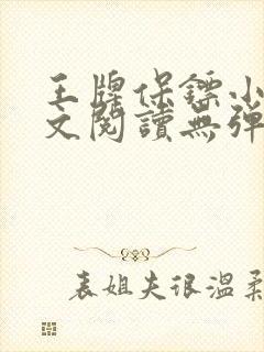 王牌保镖小说全文阅读无弹窗