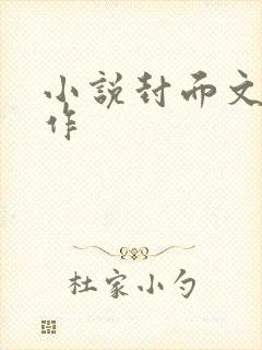 小说封面文字制作