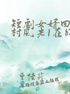 短剧女婿回乡全村风光1在线观看