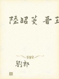 陆昭菱 晋王