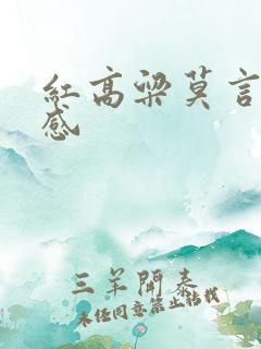 红高粱莫言读后感