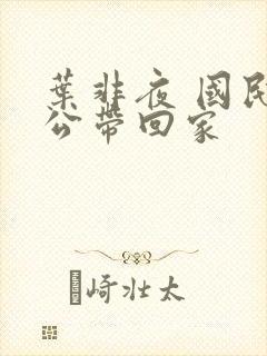 叶非夜 国民老公带回家
