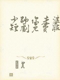 少帅你老婆又跑短剧免费版