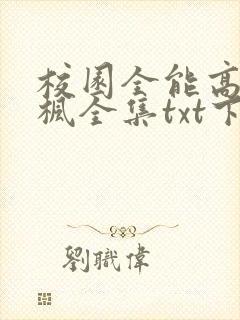 校园全能高手季枫全集txt下载