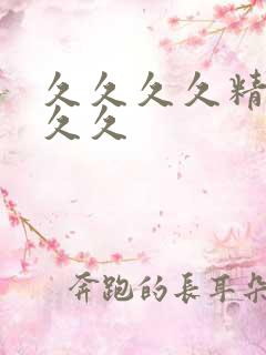 久久久久精品久久久