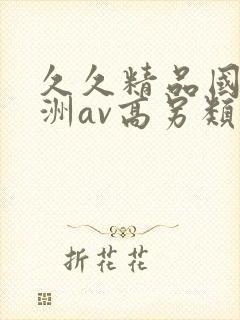 久久精品国产亚洲av高另类