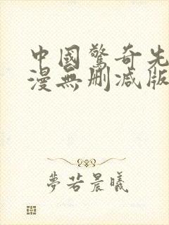 中国惊奇先生动漫无删减版
