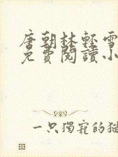 唐朝林轻雪全文免费阅读小说无弹窗