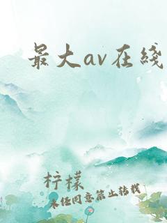 最大av在线