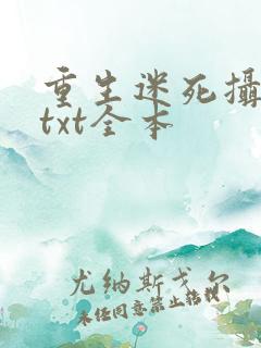 重生迷死摄政王txt全本