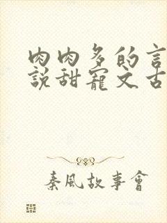 肉肉多的言情小说甜宠文古言完结你好