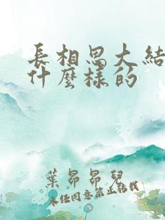 长相思大结局是什么样的