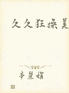 久久狂操美女穴