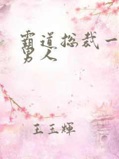 霸道总裁一样的男人
