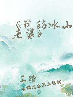 《我的冰山美女老婆》