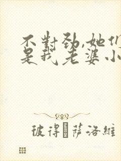 不对劲,她们真是我老婆小说