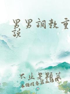 男男调教重口小说