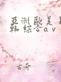 亚洲 欧美 日韩 综合aⅴ