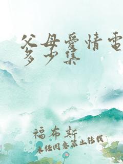 父母爱情电视剧多少集