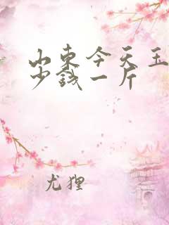 山东今天玉米多少钱一斤