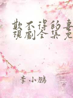 欺不得的妻子电视剧全集免费观看
