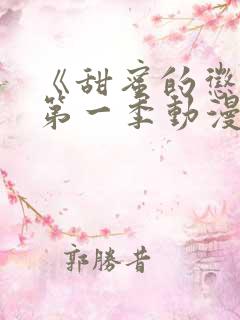 《甜蜜的惩罚》第一季动漫版