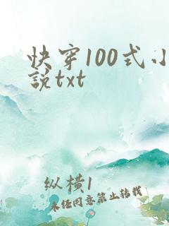 快穿100式小说txt