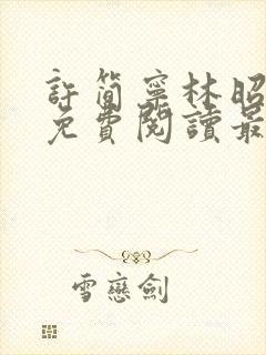 许简宁林昭小说免费阅读最新章节更新时间