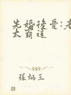 先婚后爱:老公太霸道