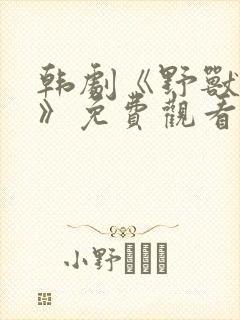 韩剧《野兽风云》免费观看