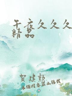 午夜久久久久久精品
