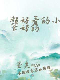 超好看的小说文笔好的