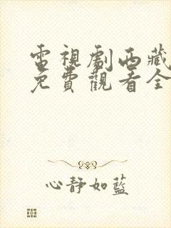 电视剧西藏秘密免费观看全集高清