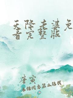 天降老婆免费观看完整版