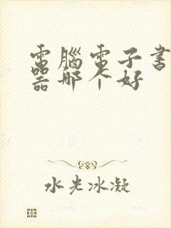 电脑电子书阅读器哪个好