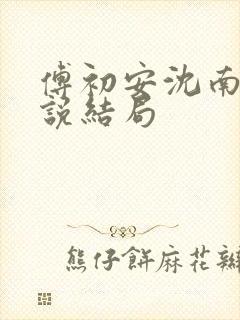 傅初安沈南雾小说结局