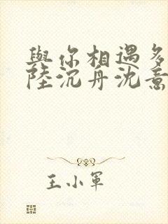 与你相遇多欢喜陆沉舟沈意欢全文阅读小说