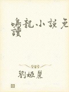 鸣龙小说免费阅读