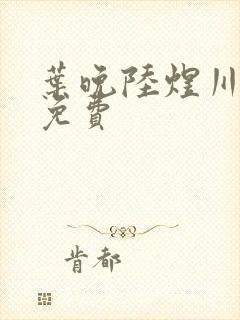 叶晚陆煜川小说免费