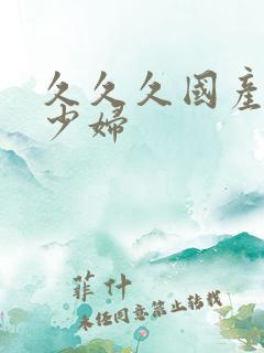 久久久国产精品少妇
