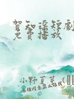 贺知瑶短剧全集免费播放