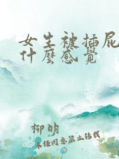 女生被插屁眼是什么感觉