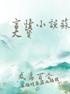 言情小说苏媚赵大宝