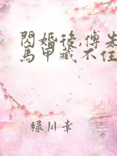 闪婚后,傅先生马甲藏不住在线阅读全文