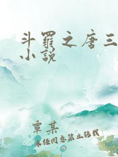 斗罗之唐三重生小说