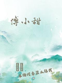傅小甜