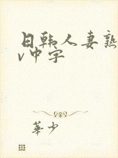 日韩人妻熟女av中字