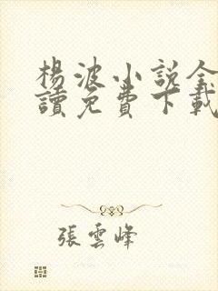 杨波小说全文阅读免费下载无弹窗