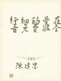 纤细的爱在线观看免费版全集高清双男主动漫